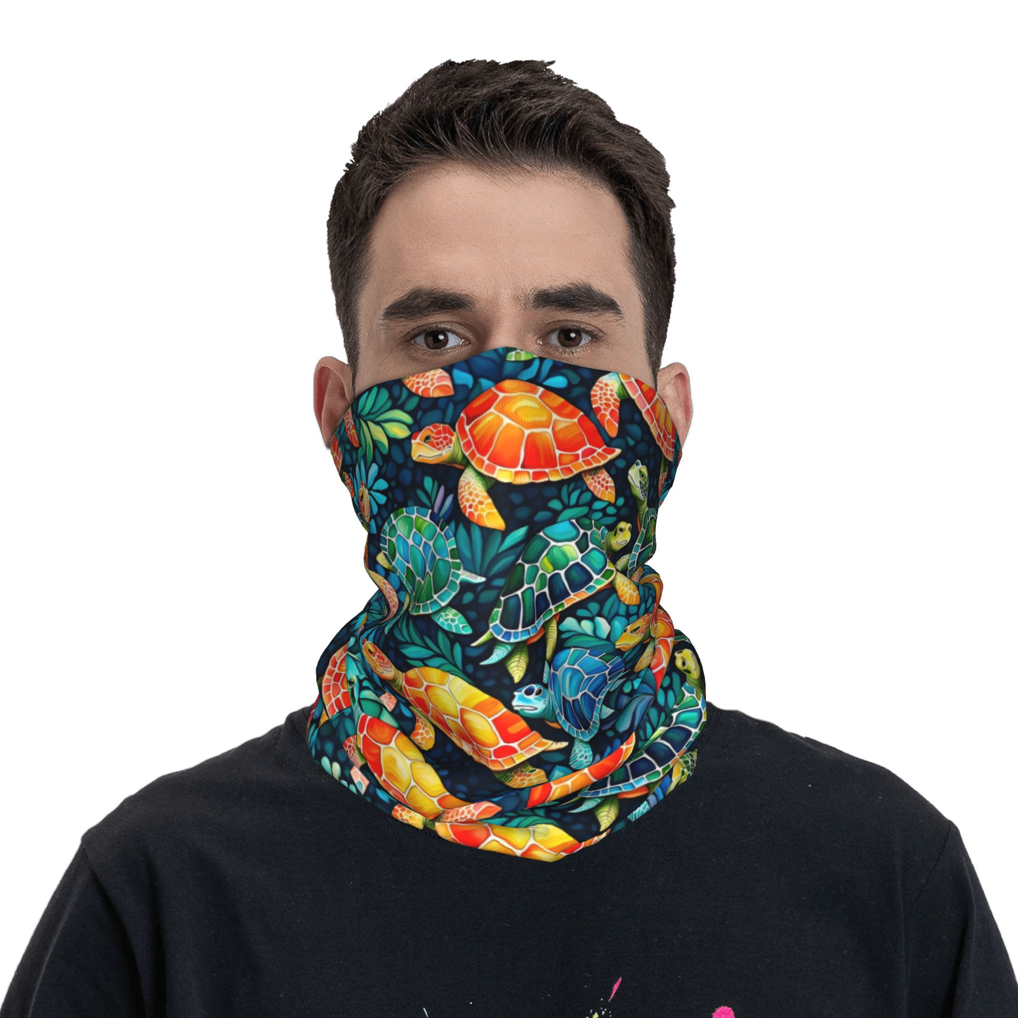 Śmieszny, kolorowy komin na sz – Neck Gaiter Fleece recenzja i cena