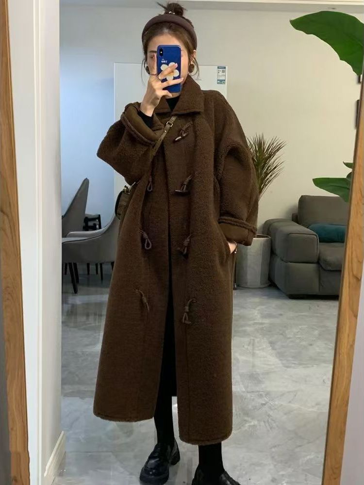 Długi, gruby, zimowy płaszcz z – Wool Coat Peacoat recenzja i cena