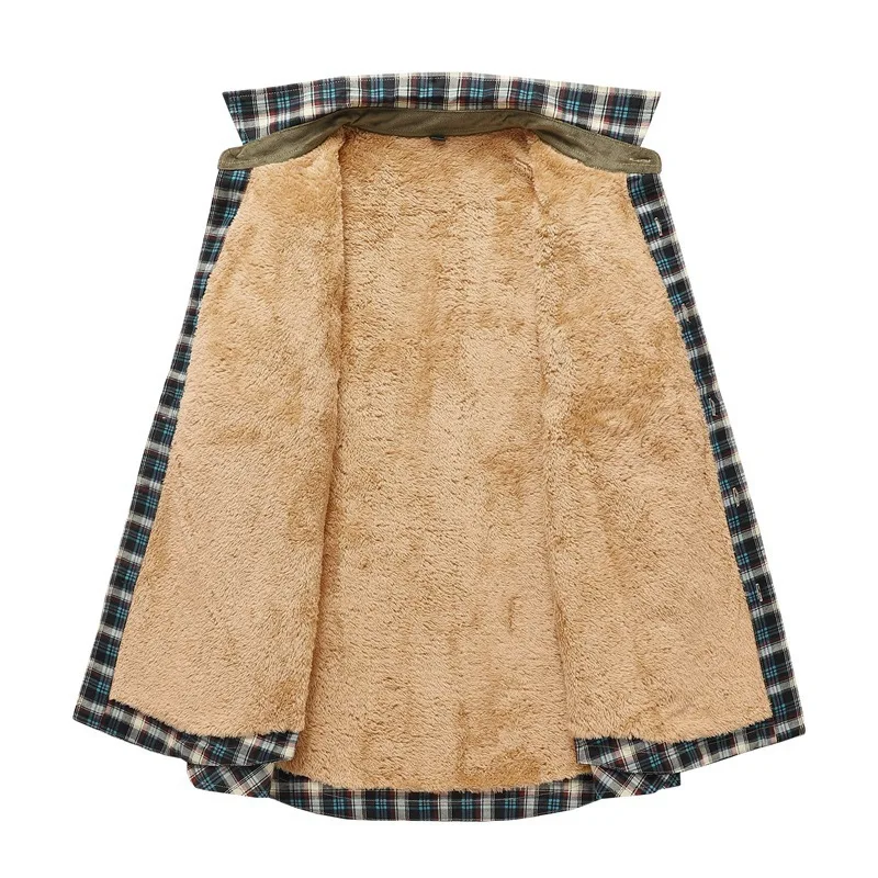Mężczyźni Zimowe Koszule Casua – Flannel Shirt Lined recenzja i cena